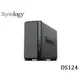 【新品上市】Synology 群暉 DS124  (1Bay/Realtek/1GB) NAS網路儲存伺服器 含稅公司貨