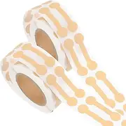 HOMSFOU 2Rolls Self Adhesive Sealing Labels for Baked Goods Present Tag Stickers for Jewelry Price Tags for Rings Necklaces Bracelets Present Packaging
