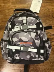 Pottery Barn Kids Mackenzie Black Camo Glow in Dark Backpack NWT Small MCMACKIN