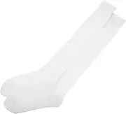 MOBUTOFU 1 Pair Fencing Socks Long Socks for Women Socks for Men Long Socks for Football Socks Knee High Stockings for Women Mens Long Socks Cozy Socks for Women Cotton White