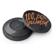 Vivaz 110mm Dome Clay Targets For Shooting - 100 Pcs #Black