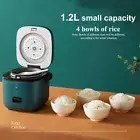 1.2L Mini Rice Cooker Electric Cooker with Steamer Non-sticky Liner Stew Boil