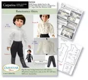 18" Boy Dolls Renaissance Shirt Pattern For 18" American Girl & Carpatina Dolls
