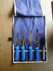 Victory Knives VICFIS1_Blue - Knife Roll For Inland/Coastal Fishing (Blue Progrip Handle)