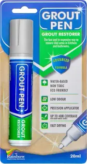 Grout Pen Large Light Grey - Ideal to Restore the Look of Tile Grout Lines