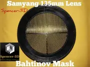 Bahtinov Focus Mask Samyang 135mm F/2 lens - 135mm lenses