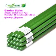 18 pcs 16mm X 180cm Garden Stakes ( Plastic Coated Steel Pipes )