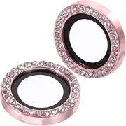 CANIGHT 2pcs 15/15 Camera Lens Protectors Phone Camera Screen Protector Rings Lens Protective Covers for