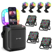 Karaoke Machine for Adults Kids with 2 Wireless Microphones and Mini Disco Ba...