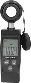 Digital Illuminance Light Meter, High Accuracy RZ851 Handheld LED Light Meter with Backlight LCD Display, Mini Portable Light Meter Ranges up to 200,000 Lx for Lamps, Plants, Animal Husbandry