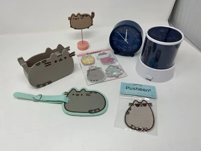 Exclusive Pusheen Collectables Clock Night Light Tape Dispenser Accessories