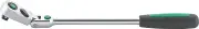 Stahlwille Flexible Joint Fine Tooth Ratchet With Quick Release, 3/8-Inch