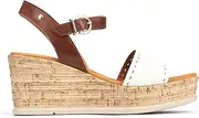 [Pikolinos] Women's Miranda W2F-1843C1 Open Toe Leather Wedge Sandal