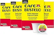 Café Bustelo Espresso Style Dark Roast Coffee, 96 K Cups for Keurig Coffee Makers