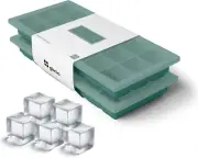 Small Ice Cube Silicone Trays with Lids - Bpa-Free, Flexible Ice Molds for Cockt