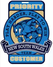 New South Wales State of Origin Priority Team Customer Bag Tag
