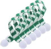 CANIGHT Wine Bottle Mini Scarves Set Christmas Decorations Bear Doll Decor Knitted Scarf for Home Party