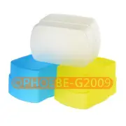 Blue + Yellow + white kit Flash Diffuser for HVL-F58AM