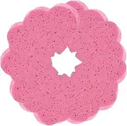 30pcs Heart Shaped Facial Sponges Face Cleansing Pads Makeup Removal Exfoliating Beauty Tools for Women