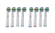 Compatible Toothbrush Replacement Heads - 8 Heads - Ultra Bright Pro White