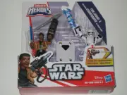 2017 STAR WARS GALACTIC HEROES : FINN (JAKKU) & 1ST ORDER STORM TROOPER