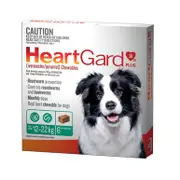 Heartgard Plus Green 12-22kg Medium Dogs (6 pack)