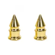 Trik Topz Valve Caps Spikes Gold SV Intended For Use With Schrader Valves