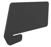 New Slide On Eco Panel Screen Pin Board 820mm - 700mm Wide Black Rapidline SEPS7