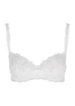 Simone PÉRÈLE Wish Tulle Underwired Half-cup bra - White 36C