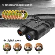 3D Night Vision Binocular IR Infrared Digital Hunting Googles Head Mount NV8000