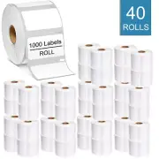 40 Rolls Shipping Address Thermal Labels Fits DYMO LabelWriter 400 450 Duo Turbo