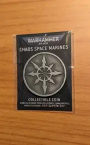 Chaos Space Marines coin warhammer store promo