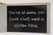 Vintage Die Cut Vending Holo Prism Sticker Joke Card "You're So" Series #1 of 12