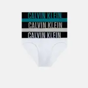 Calvin Klein Intense Power Men Cotton Stretch Hip Brief 3-Pack, Multicolor, Sm