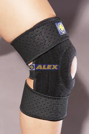 (布丁體育) ALEX  台灣製造 T-42 矽膠雙側條護膝(只) 另賣 護膝 護腕 護肘 護踝 護腰 護腿