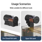 Automatic Fish Tank Feeder 100ML Intelligent Timer Adjustable Food Dispensing