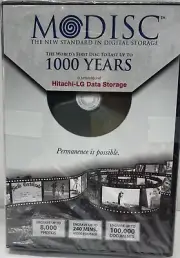Modisc The Standard In Digital Storage Hitachi-Lg Data Last 1000 Years New