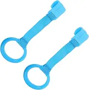 ULDIGI Nursery Cot Ring Crib Hanging Pull Rings 2pcs Baby Safety Stand Ring for Toddler Motor Skill Development