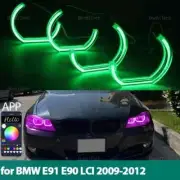 RGB App control LED Angel Eyes Rings for BMW 3 series E90 E91 facelift Halogen