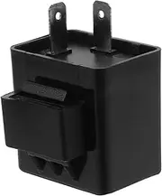 Cabilock Universal Motorcycle Flasher Relay Silent Turn Signal Indicator 12v Relay for Led Lights