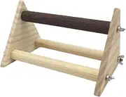 Stgfyxgs Bird Play Gym Stand for Parrots with Chewing Toys and Perch Accessories, Frosted