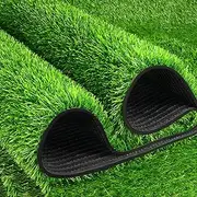Artificial Grass Artificial Grass, Realistic Artificial Turf Mat, Summer Grass, Synthetic Turf Carpet for Garden, Lawn Landscape (Color : Green, Size : 2 x 22 m (6.56 x 72.17 ft))