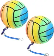 ifundom 2pcs Beach Party Bouncy Ball Jumping Ball Playground Volleyballs with Chains