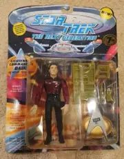 Playmates Star Trek Next Generation "Redemption" Data figure "Data in Red" RARE!