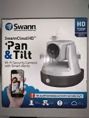 SwannCloud HD Pan & Tilt Wi-Fi Security Camera With Smart Alerts SWADS-446CAM