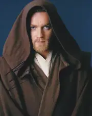 STAR WARS EWAN MCGREGOR SIGNED PHOTO 8X10 "OBI WAN" MUST HAVE COLLECTABLE L@@K!