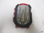 6Pc | Titanium Milling Cutter Step Drill Bit Core Hole Opener for Woodworking