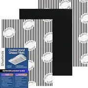 Cooker Hood Filter Kit 3Pack - 2x Grease Filters and 1x Carbon Filter for Extractor Fan - Universal Cut to Size Hood Filters