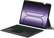 Jarttarn Removable Touched Keyboard Case Compatible with OnePlus Pad 2 Pro 13.2'' (OPD2413) 2025,Magic Backlight Bluetooth Keyboard Holster