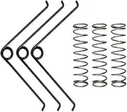 10PCS Stainless Steel Springs Pruners Shears Compression Springs Compression Spring Gardening Scissors Accessories(V-type White)